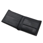 Bottega Veneta Maxi Intrecciato Cassette Bifold Wallet Leather Black — view 4