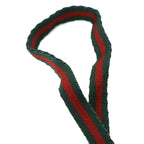 Gucci GG Supreme Kingsnake Coin Purse Card Holder Neck Strap Leather Beige Red — view 5
