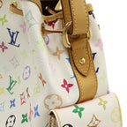 Louis Vuitton Monogram Multicolor Petit Noe Shoulder Bag Drawstring Blanc White — view 6