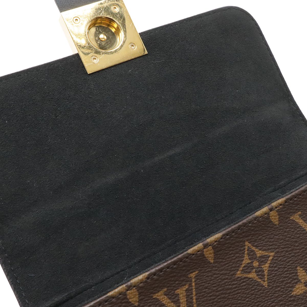 Louis Vuitton Monogram Locky BB Mini Bag 2-Way Crossbody Noir Black — view 9