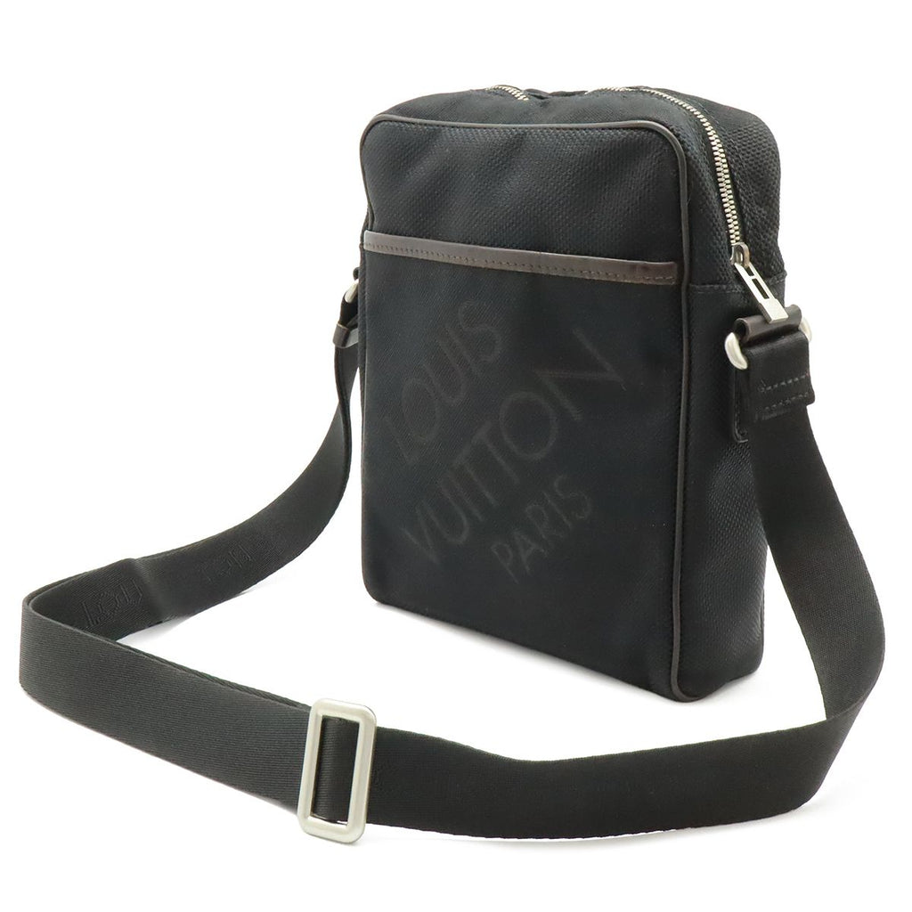 Louis Vuitton Damier Geant Citadin NM Shoulder Bag Crossbody Canvas Noir Black — view 2