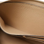 Louis Vuitton Monogram Empreinte Portefeuille Clemence Zip Around Wallet Dune — view 7