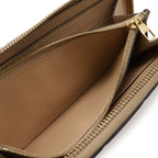 Louis Vuitton Monogram Empreinte Portefeuille Clemence Zip Around Wallet Dune — view 6