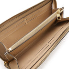 Louis Vuitton Monogram Empreinte Portefeuille Clemence Zip Around Wallet Dune — view 4
