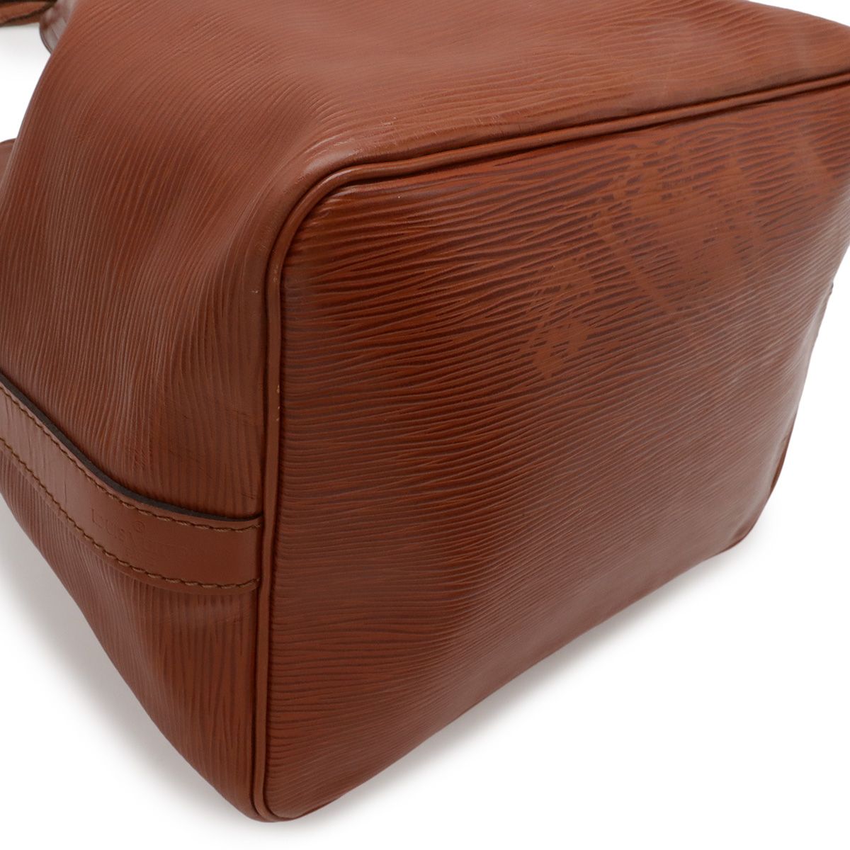 Louis Vuitton Epi Petit Noe Drawstring Shoulder Bag Semi Kenya Brown — view 3