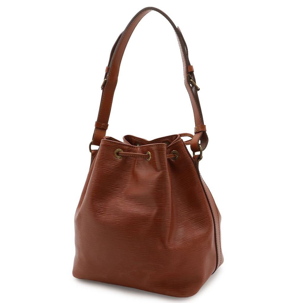 Louis Vuitton Epi Petit Noe Drawstring Shoulder Bag Semi Kenya Brown — view 2