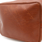 Louis Vuitton Epi Petit Noe Drawstring Shoulder Bag Semi Kenya Brown — view 4