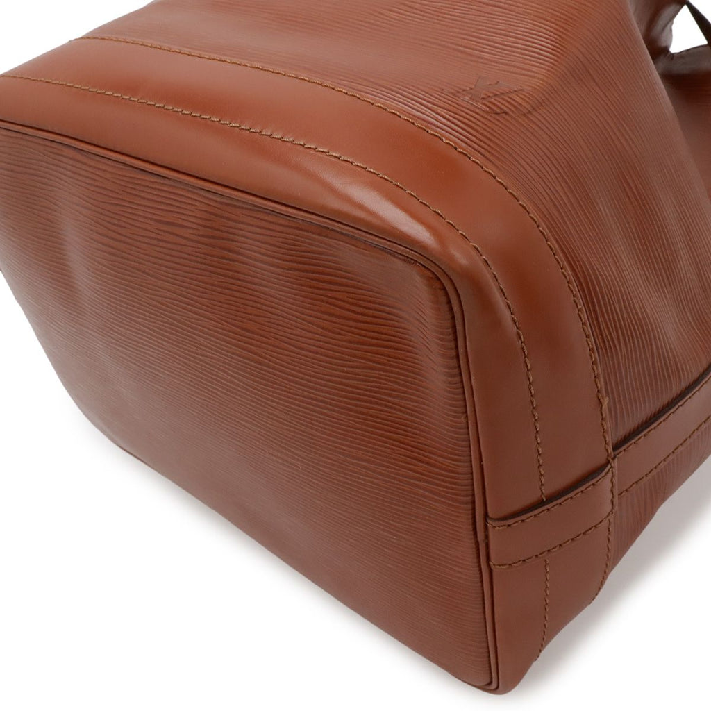 Louis Vuitton Epi Noe Drawstring Shoulder Bag Leather Kenya Brown — view 3