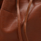 Louis Vuitton Epi Noe Drawstring Shoulder Bag Leather Kenya Brown — view 5