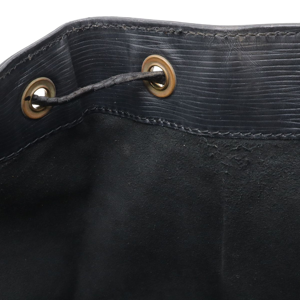 Louis Vuitton Epi Noe Shoulder Bag Drawstring Noir Black Gold — view 7