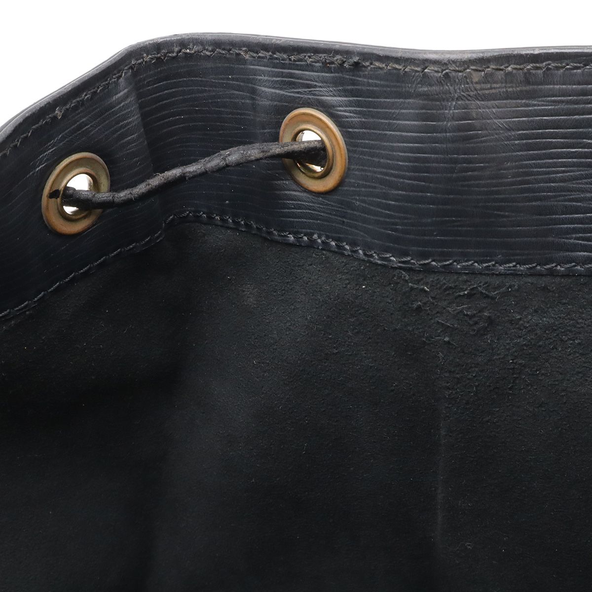 Louis Vuitton Epi Noe Shoulder Bag Drawstring Noir Black Gold — view 7