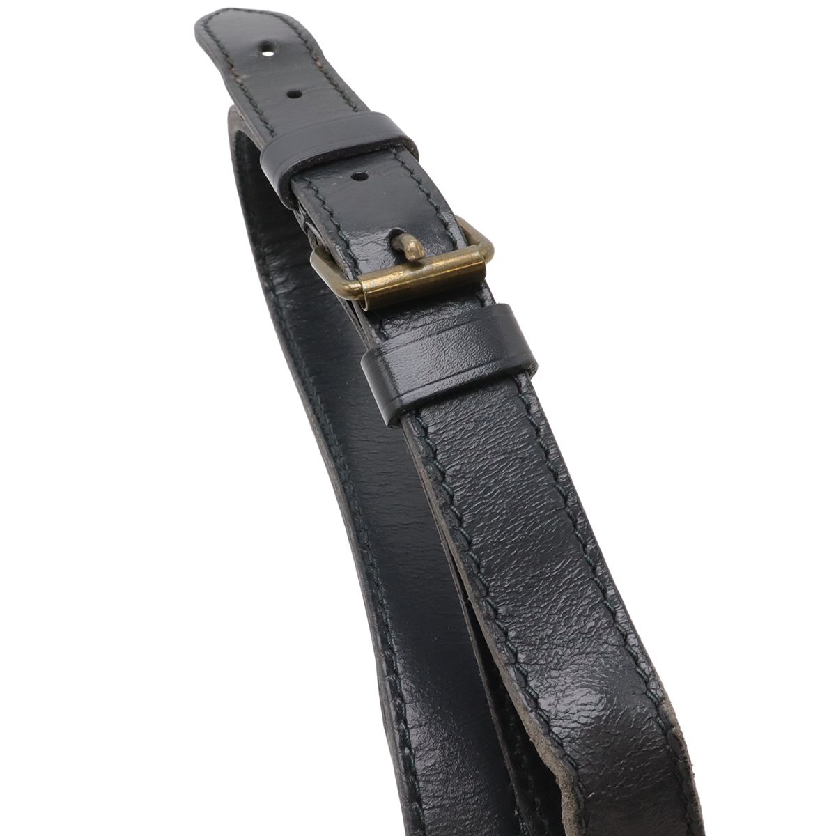 Louis Vuitton Epi Noe Shoulder Bag Drawstring Noir Black Gold — view 4