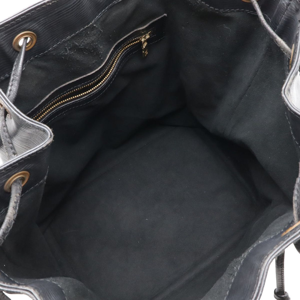 Louis Vuitton Epi Noe Shoulder Bag Drawstring Noir Black Gold — view 6
