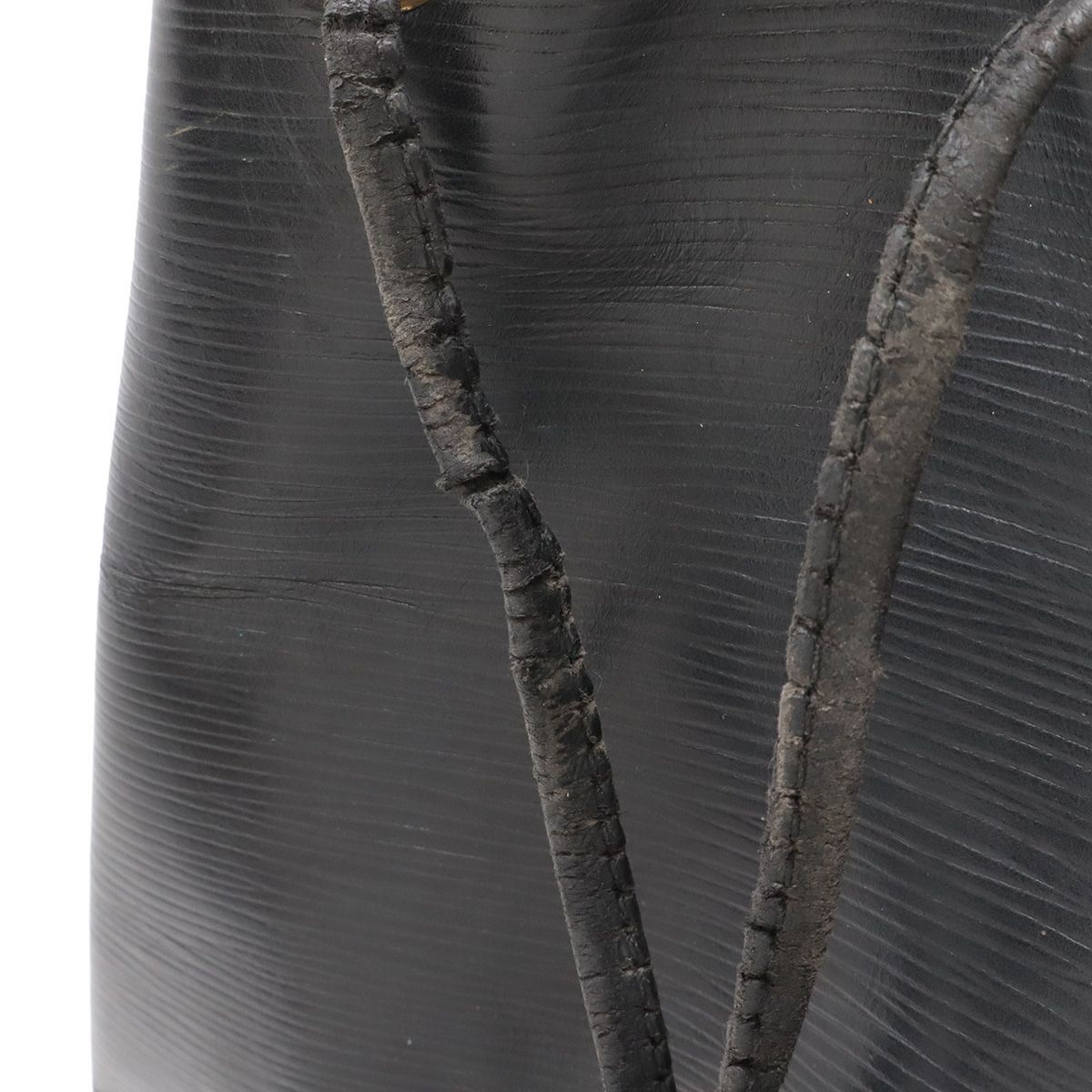 Louis Vuitton Epi Noe Shoulder Bag Drawstring Noir Black Gold — view 5