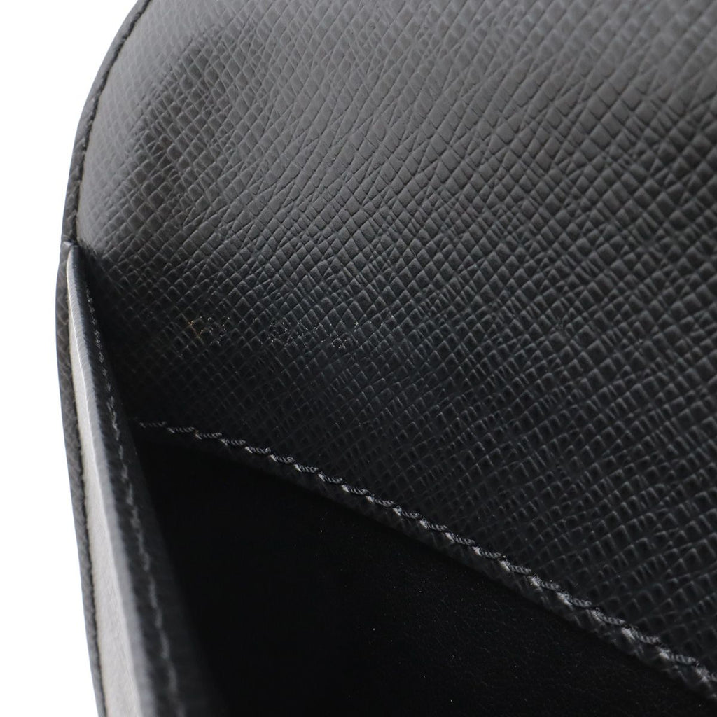 Louis Vuitton Taiga Baikal Clutch Handbag Ardoise Black — view 7