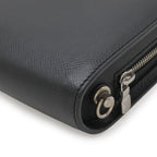 Louis Vuitton Taiga Baikal Clutch Handbag Ardoise Black — view 3
