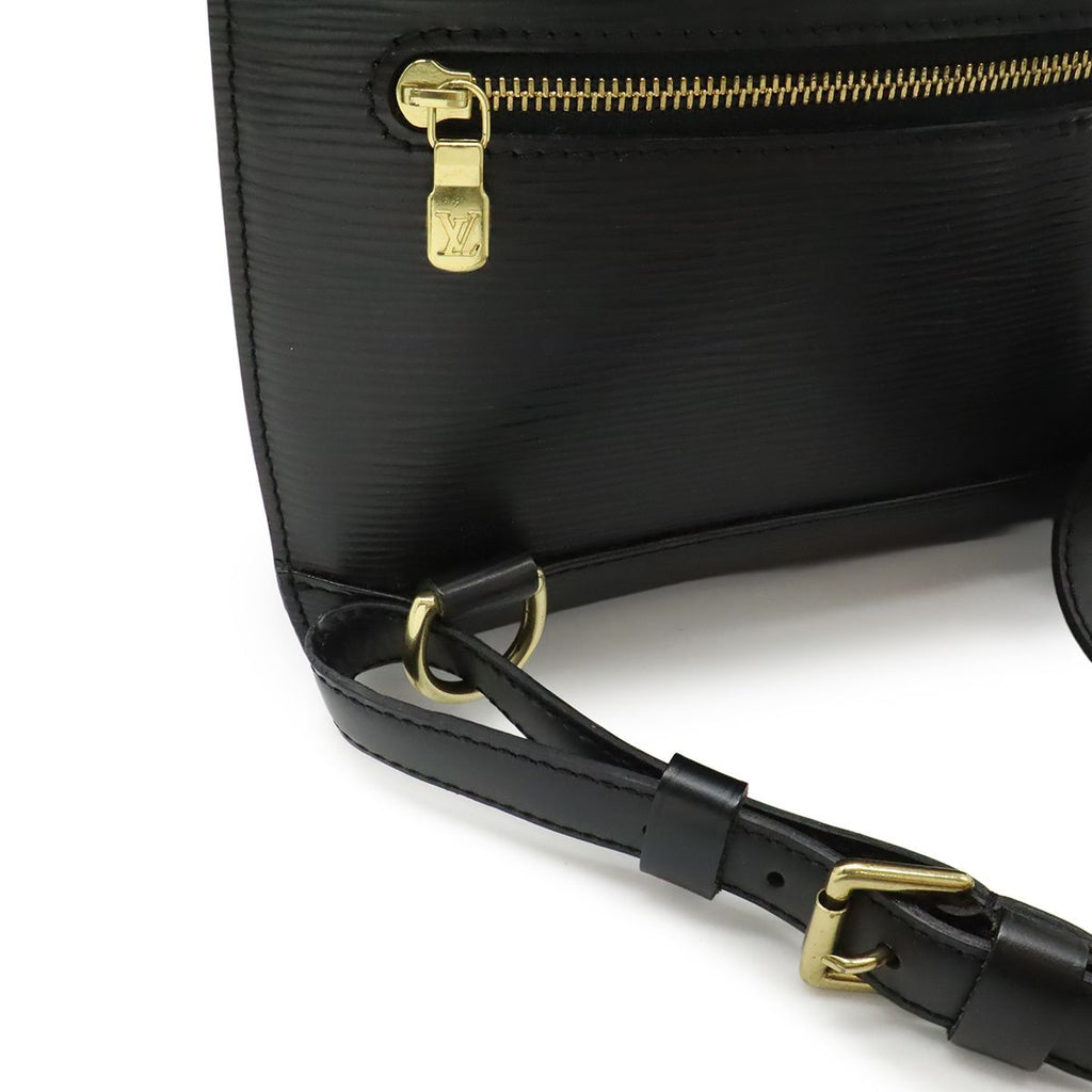 Louis Vuitton Epi Mabillon Backpack Shoulder Bag Leather Noir Black — view 7