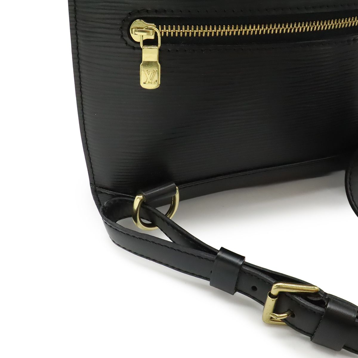 Louis Vuitton Epi Mabillon Backpack Shoulder Bag Leather Noir Black — view 7