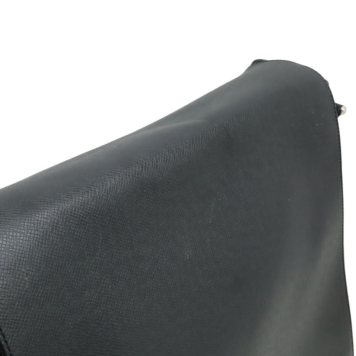 Louis Vuitton Taiga Shoulder Bag Leather Canvas Ardoise Black — view 7