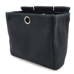 Hermes Herbag a Dos PM Backpack 2-Way Handbag Toile Officier Leather Black — view 9
