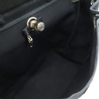 Hermes Herbag GM 2-Way Shoulder Bag Crossbody Toile Officier Leather Black — view 8