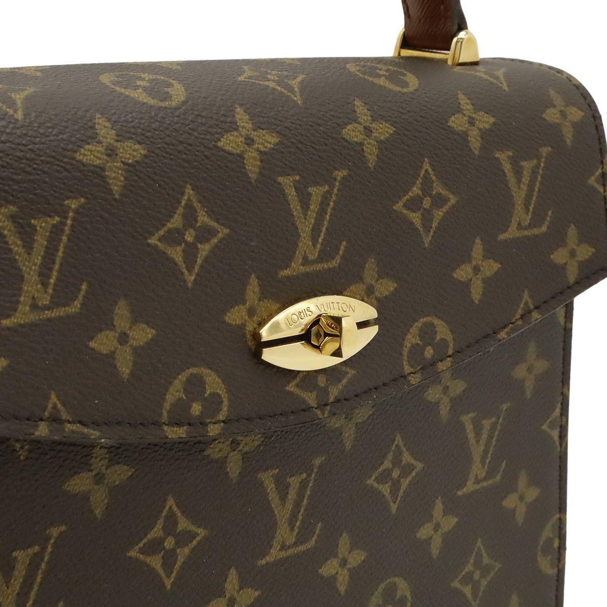 Louis Vuitton Monogram Malesherbes Handbag Flap Bag — view 9