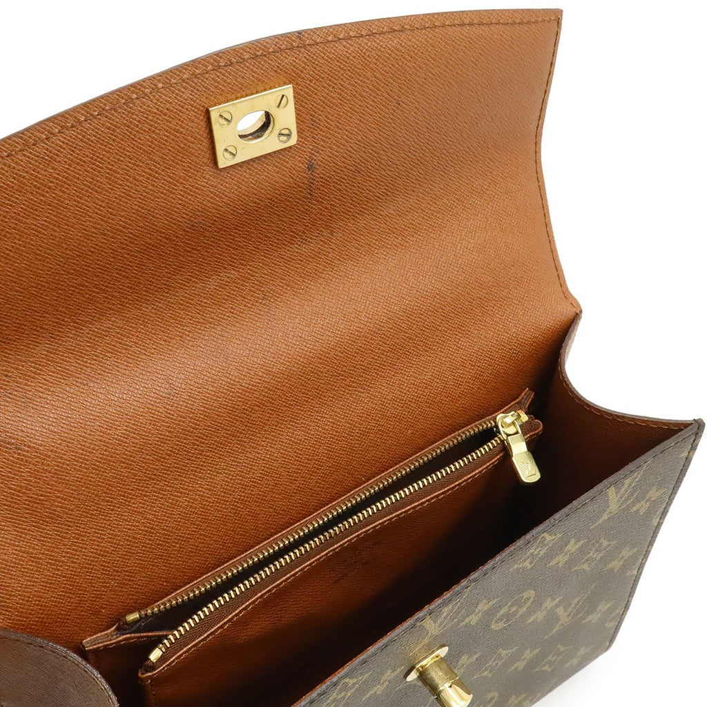 Louis Vuitton Monogram Malesherbes Handbag Flap Bag — view 6