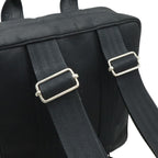 Hermes Acapulco Sac a Dos Backpack 2-Way Tote Toilet Blanc Leather Black Silver — view 5