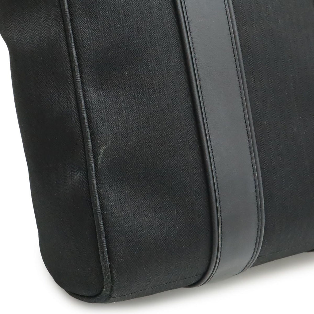 Hermes Acapulco Sac a Dos Backpack 2-Way Tote Toilet Blanc Leather Black Silver — view 8