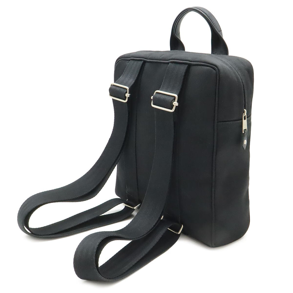 Hermes Acapulco Sac a Dos Backpack 2-Way Tote Toilet Blanc Leather Black Silver — view 2