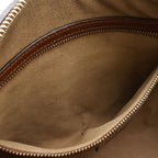 Gucci GG Supreme Mini Boston Bag 2-Way Leather Beige Brown Tea Gold — view 9