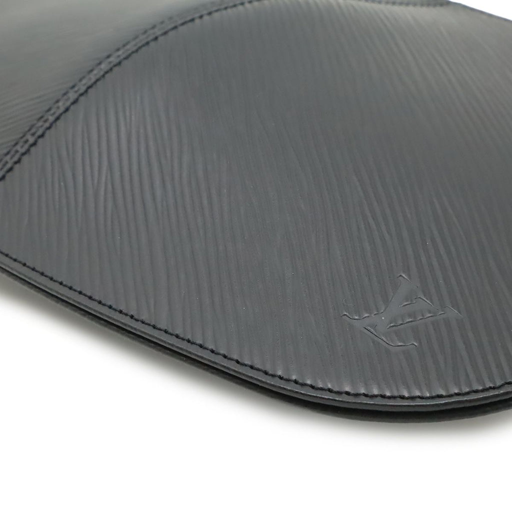 Louis Vuitton Epi Pochette Demi Lune Shoulder Bag Pouch Leather Noir Black — view 3