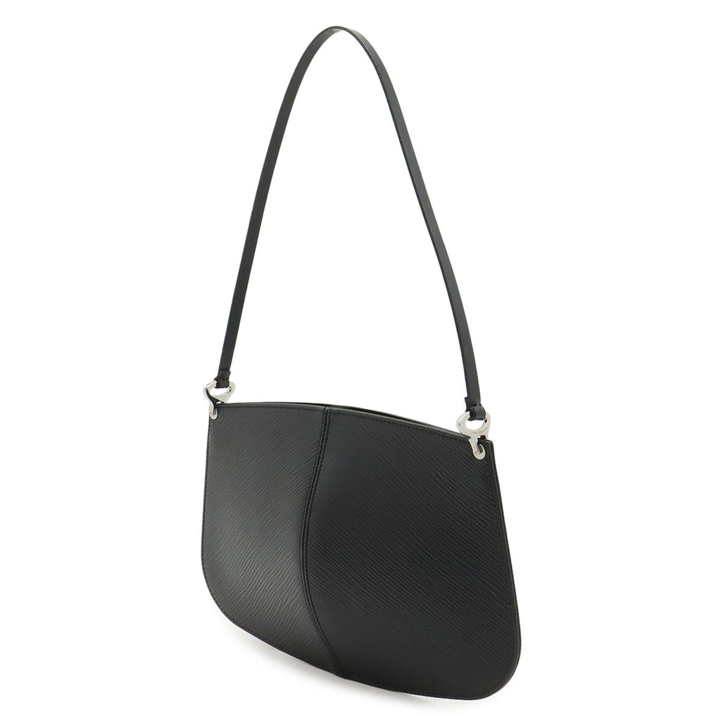 Louis Vuitton Epi Pochette Demi Lune Shoulder Bag Pouch Leather Noir Black — view 2