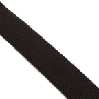 Hermes Shoulder Strap for Garden Party Canvas Leather Dark Brown Silver — view 4