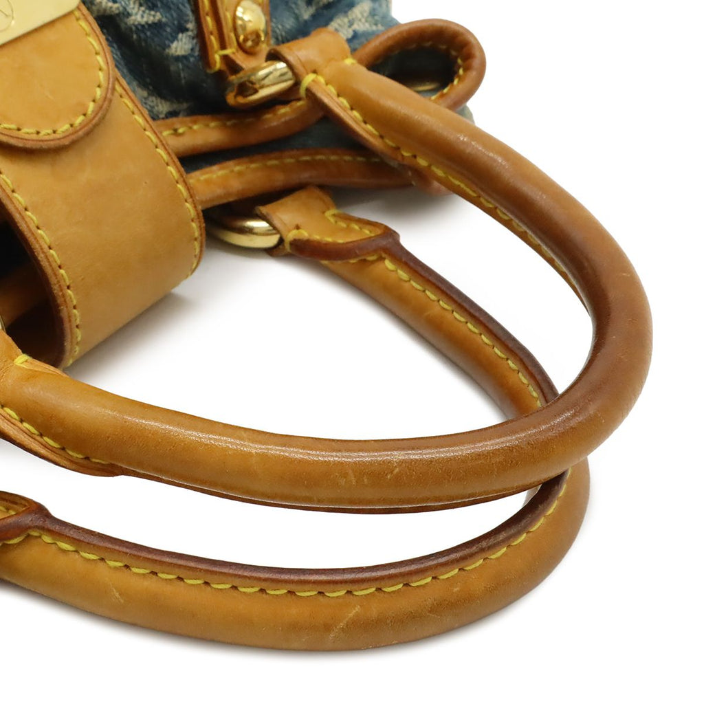 Louis Vuitton Monogram Denim Pleaty Mini Bag Blue — view 5