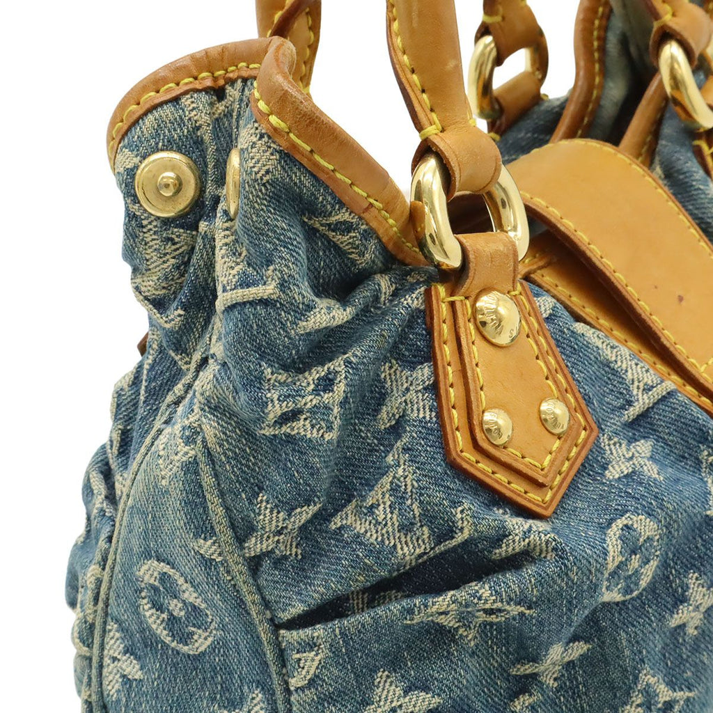Louis Vuitton Monogram Denim Pleaty Mini Bag Blue — view 4