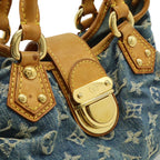 Louis Vuitton Monogram Denim Pleaty Mini Bag Blue — view 8