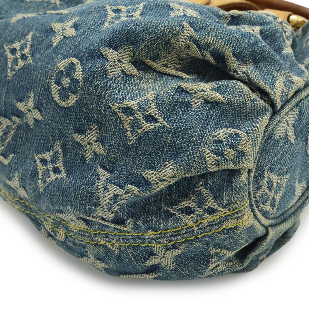 Louis Vuitton Monogram Denim Pleaty Mini Bag Blue — view 3