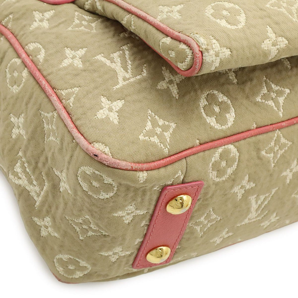 Louis Vuitton Monogram Sabia Caba MM Tote Beige Rose Pink Gold — view 3