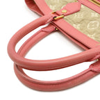 Louis Vuitton Monogram Sabia Caba MM Tote Beige Rose Pink Gold — view 4