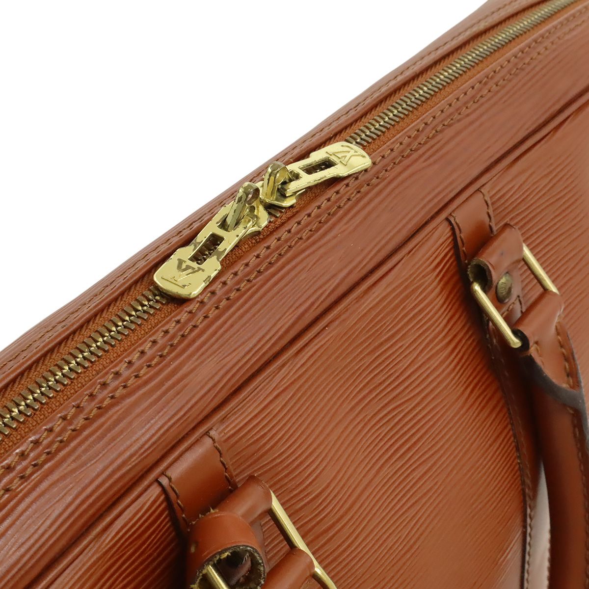 Louis Vuitton Epi Porte Document Voyage Purse Business Briefcase Kenya Brown — view 5