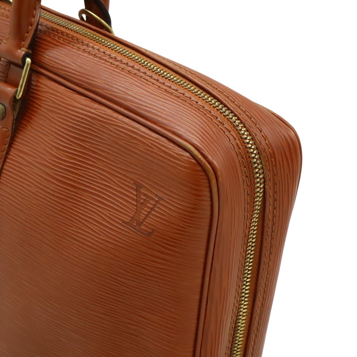 Louis Vuitton Epi Porte Document Voyage Purse Business Briefcase Kenya Brown — view 8