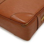 Louis Vuitton Epi Porte Document Voyage Purse Business Briefcase Kenya Brown — view 3