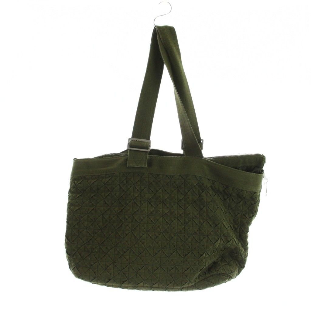 Bottega Veneta Webbing Camping Tote Hand Intrecciato Logo Khaki — view 2