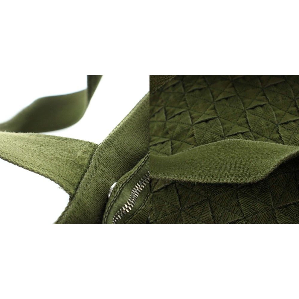 Bottega Veneta Webbing Camping Tote Hand Intrecciato Logo Khaki — view 9
