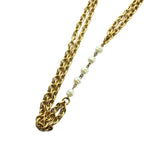 Chanel Long Necklace 2 Logo Pearl Gold — view 4