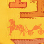 Hermes Twilly Yellow Multicolor Silk Scarf — view 2