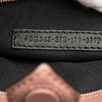 Fendi Run Away 2-Way Shoulder Bag Dusty Pink Black Leather — view 9