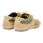 Louis Vuitton Monogram Sneakers 35.5 Beige Green Canvas Leather — view 2