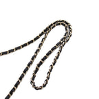 Chanel Cruise Collection Star Quilted Chain Shoulder Bag CC Logo Black KH — view 6